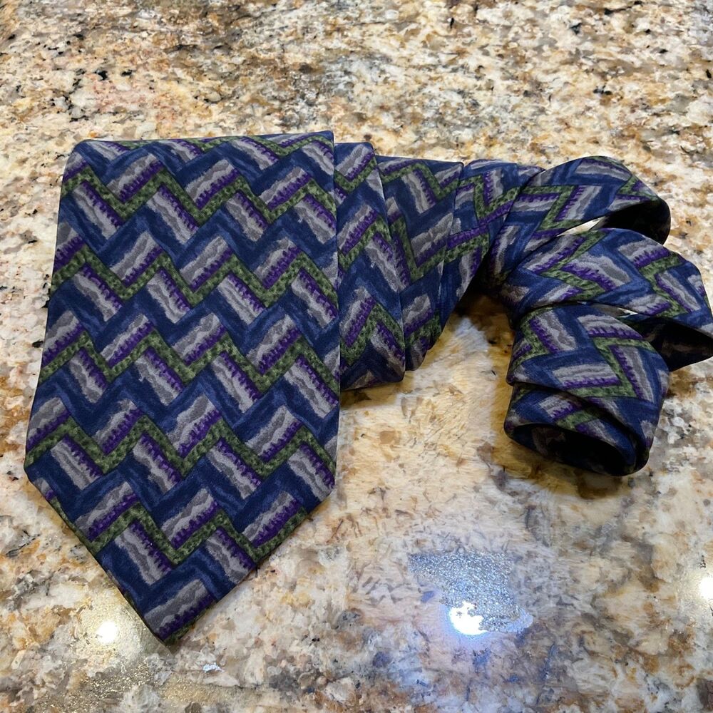 J. GARCIA Stonehenge Men's 100% Silk Tie Dawn at the Ritz Carlton Collection #8
